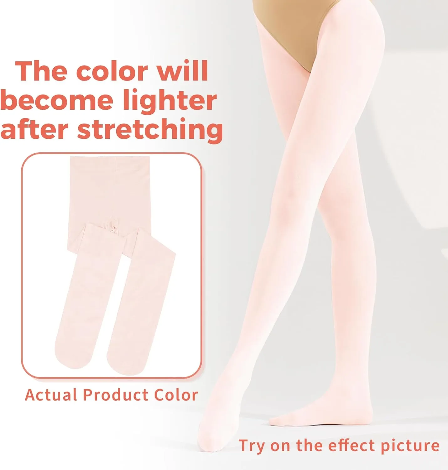 2Pcs Ballet Tights For Gils, Toddler Ballet Tights, Ballet Leotards Dance Outfit for Kids