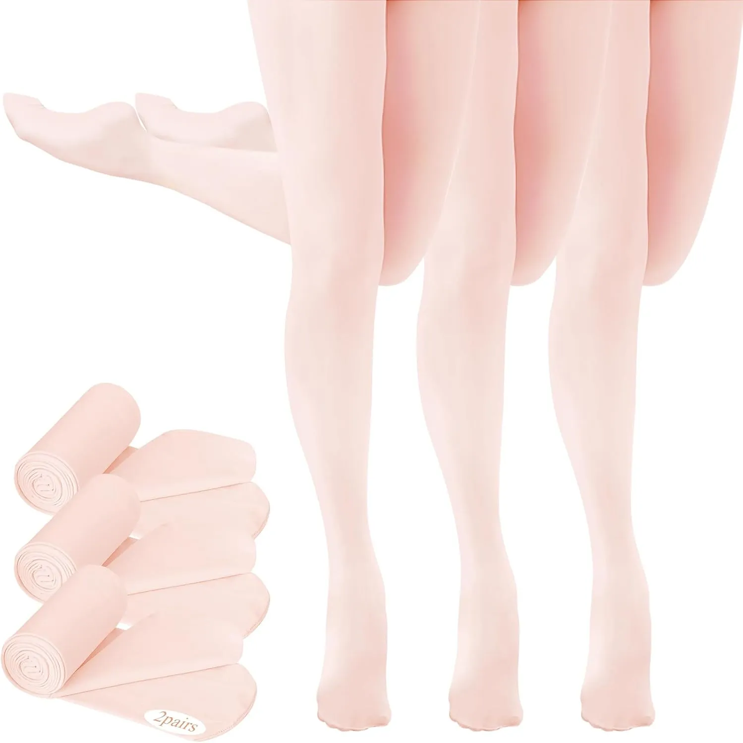 2Pcs Ballet Tights For Gils, Toddler Ballet Tights, Ballet Leotards Dance Outfit for Kids