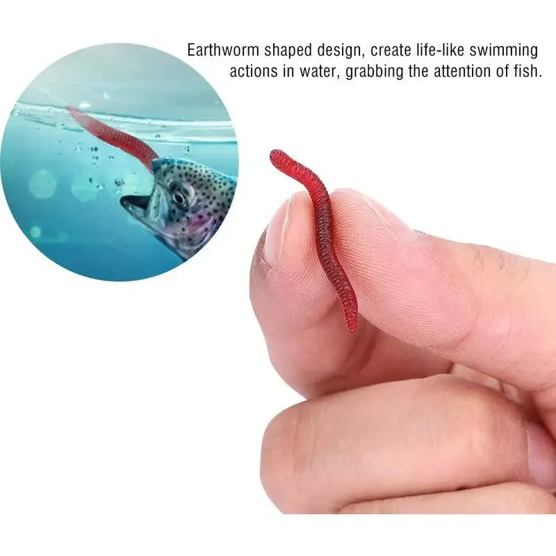 Action Plastics Jelly Worms 150mm - Black / Blood Red Fire Tail
