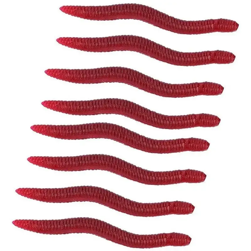 Action Plastics Jelly Worms 150mm - Black / Blood Red Fire Tail