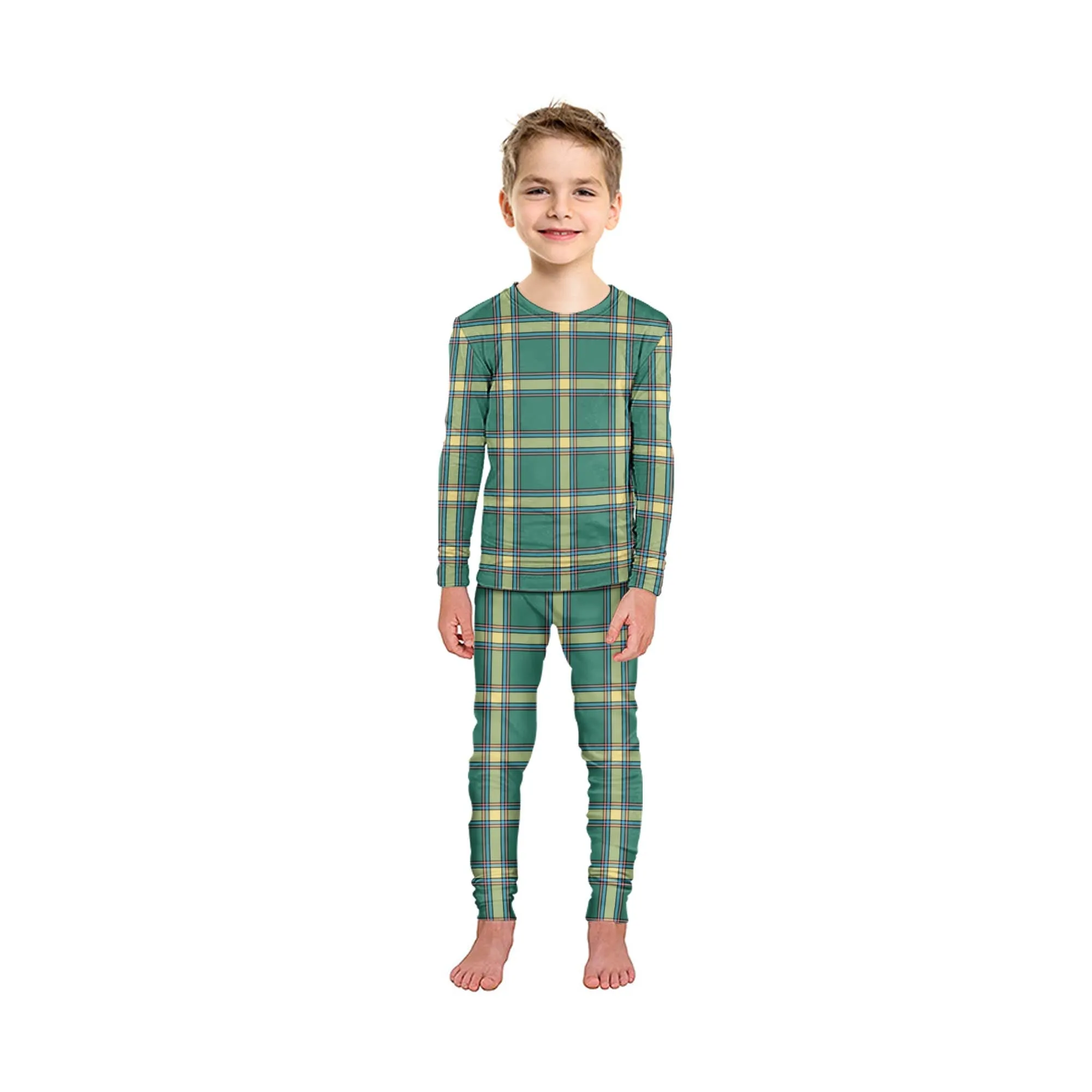 Alberta Province Canada Tartan Pajamas Family Set