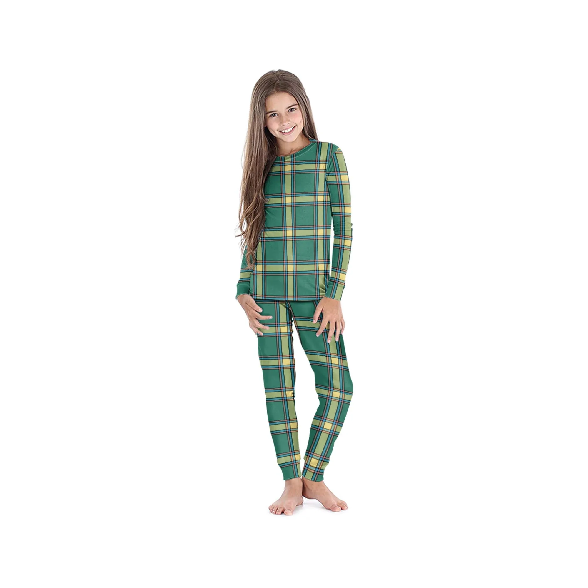 Alberta Province Canada Tartan Pajamas Family Set