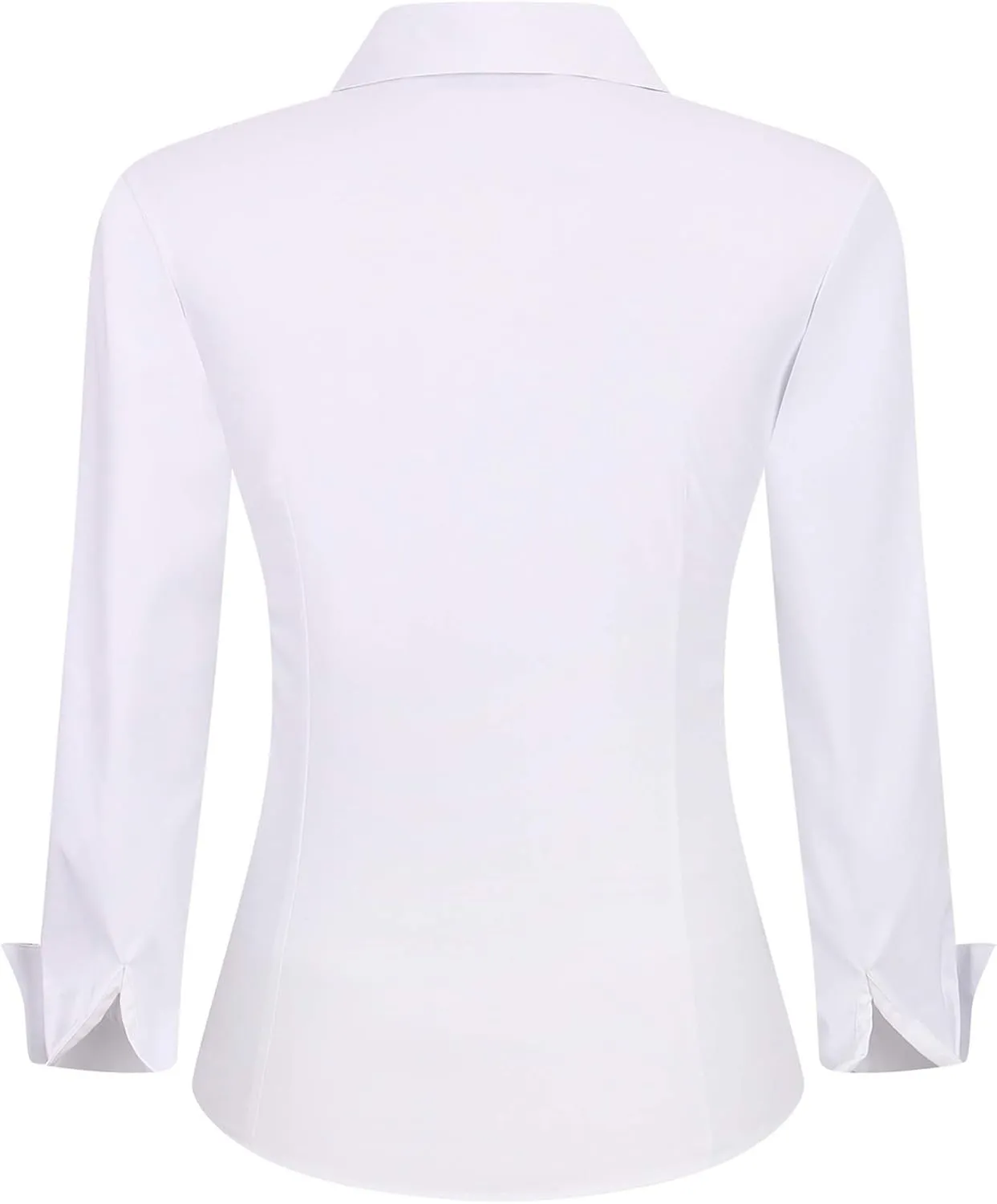 Alex Vando Womens Button Down Shirt Wrinkle Free Casual Long Sleeve Work Blouse Tops
