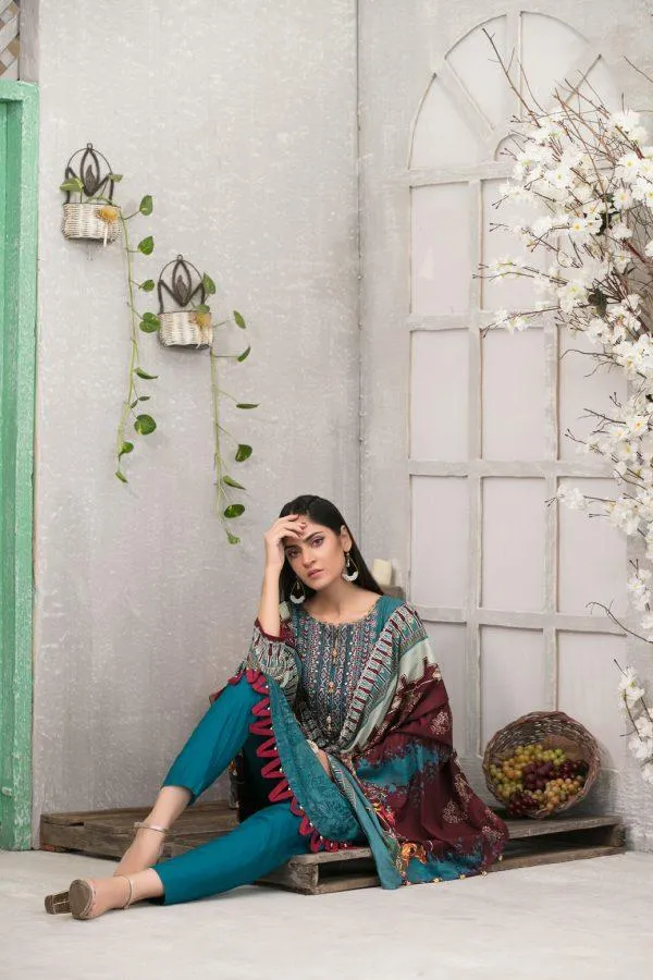 Amna Sohail Moorea Linen Collection by Tawakkal – D-5989-A