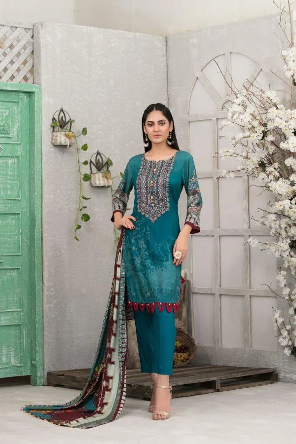 Amna Sohail Moorea Linen Collection by Tawakkal – D-5989-A