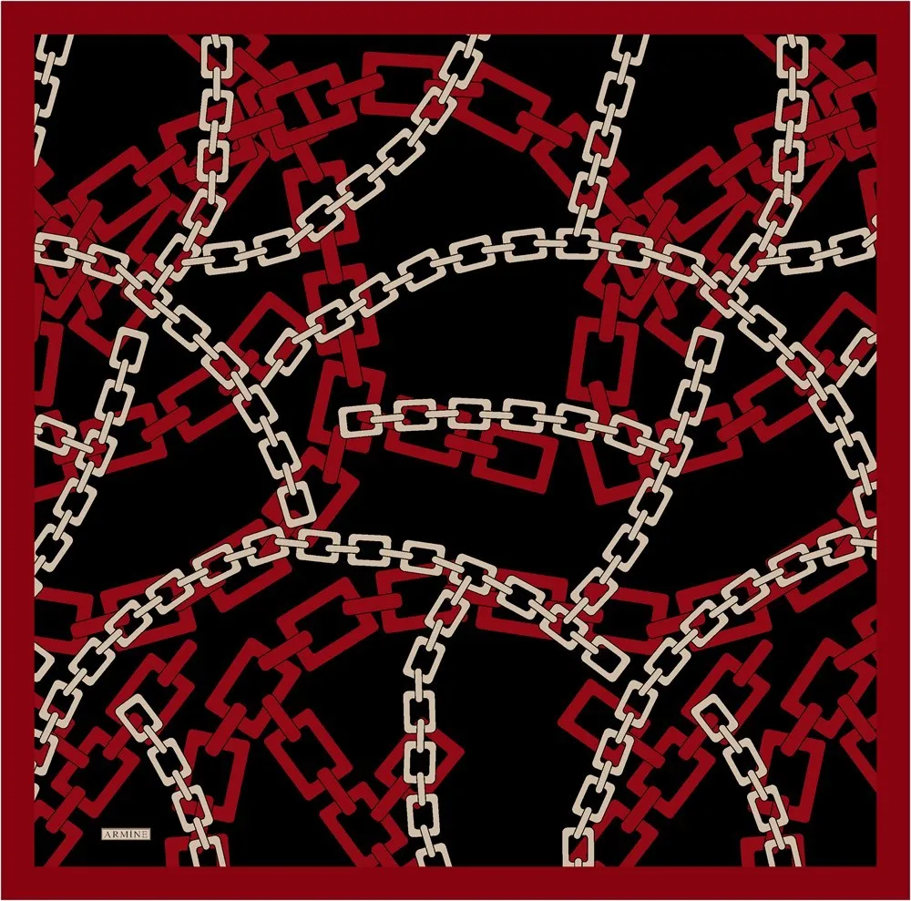 Armine Love Chain Ladies Silk Scarf No 2