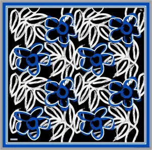 Armine Mira Floral Silk Scarf #3