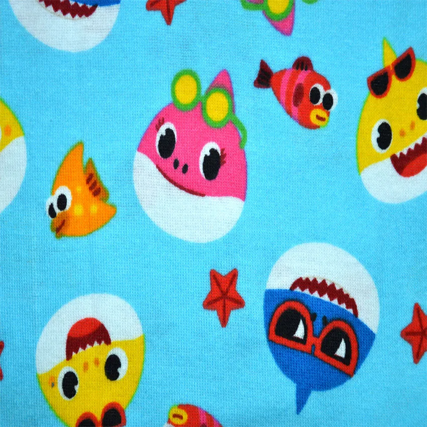 Baby Shark Fun in the Sun 4 Piece Cotton Infant Pajamas