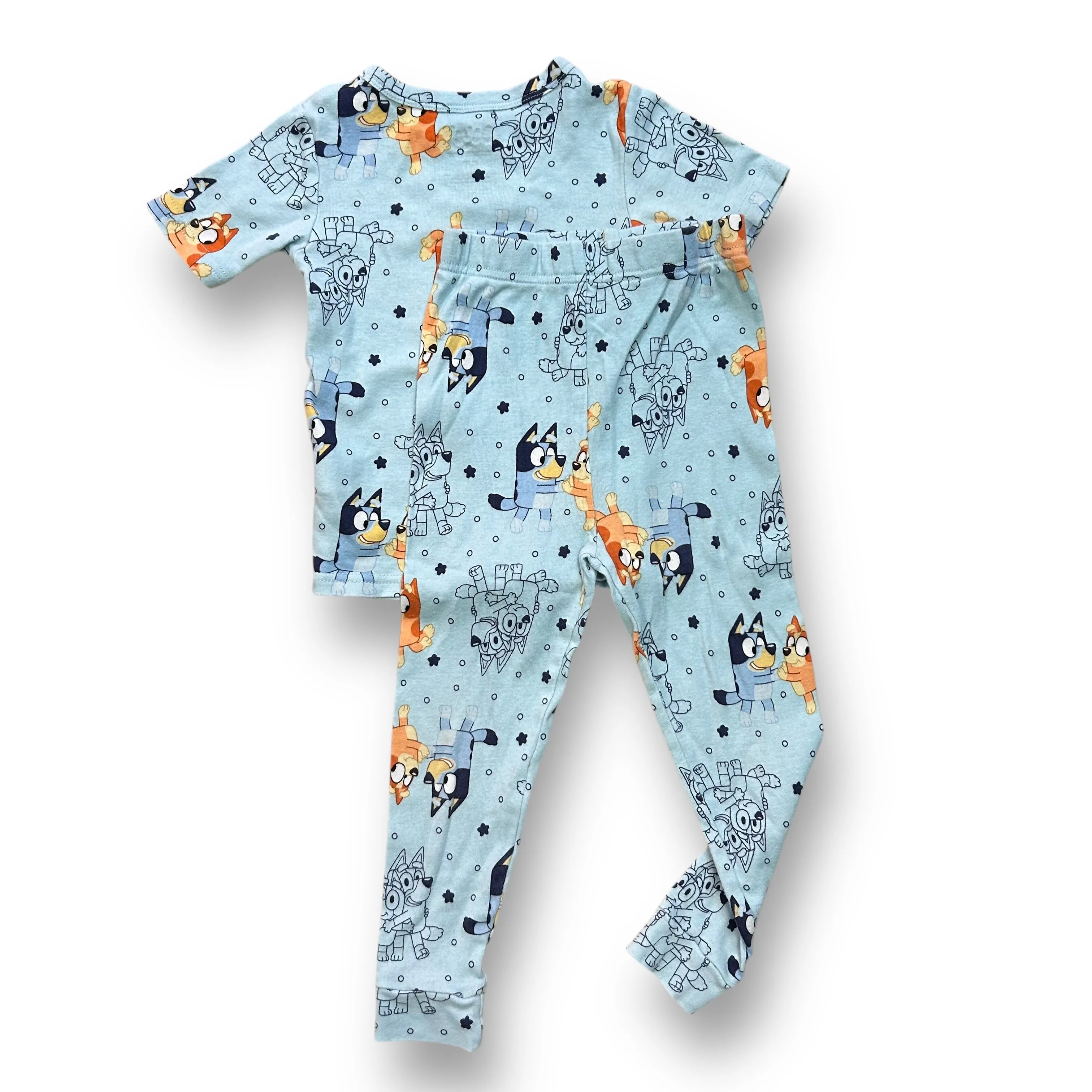 Boys Bluey Size 5T 2-Pc Character Pajamas