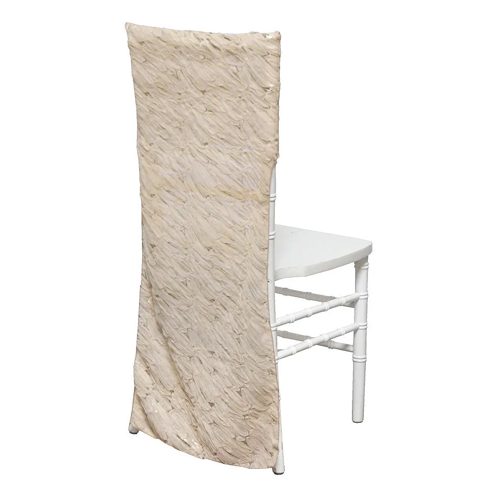 Brilliant Sheer Sequins Chair Back