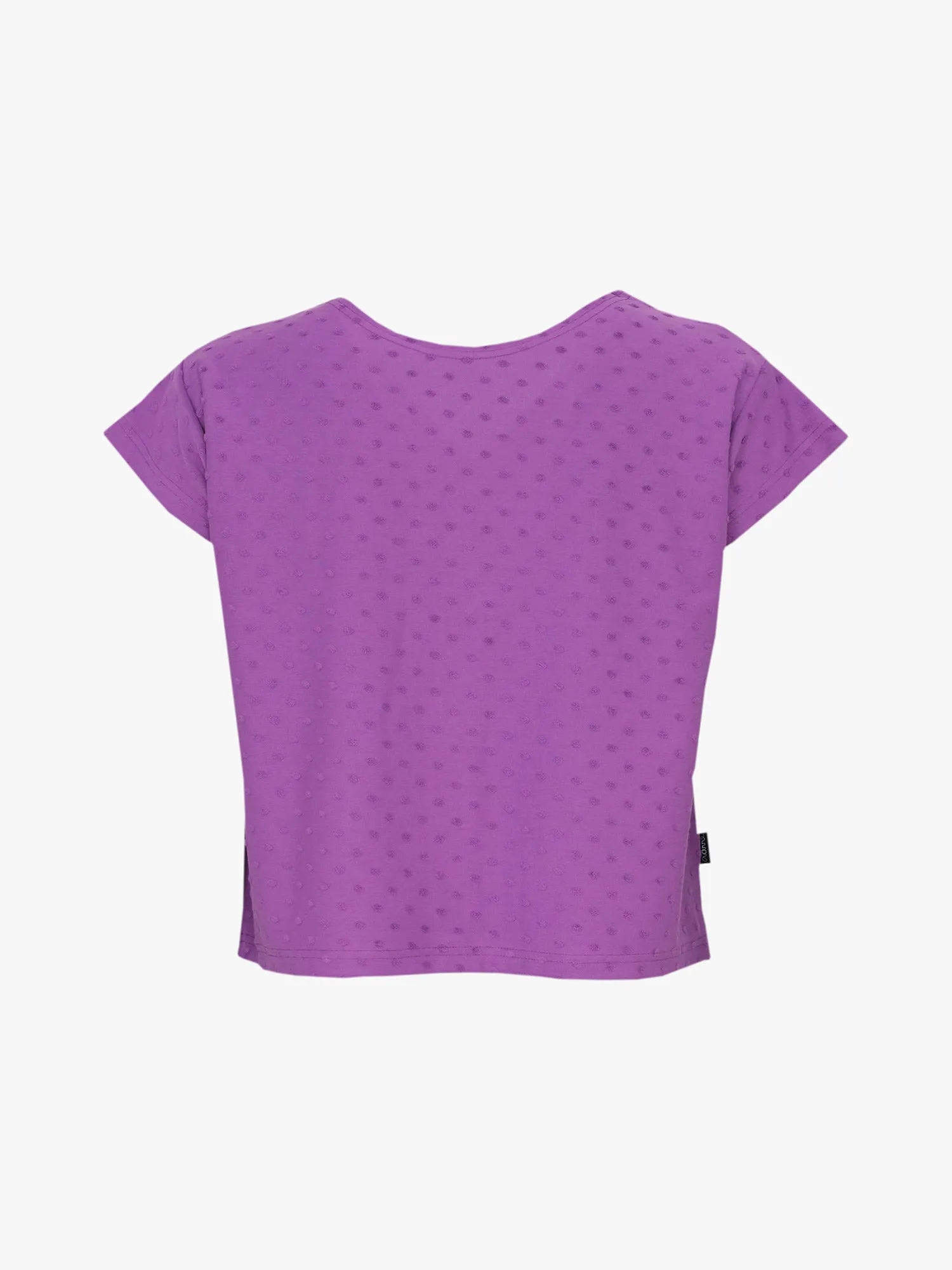 Cecily Blouse Purple Dot