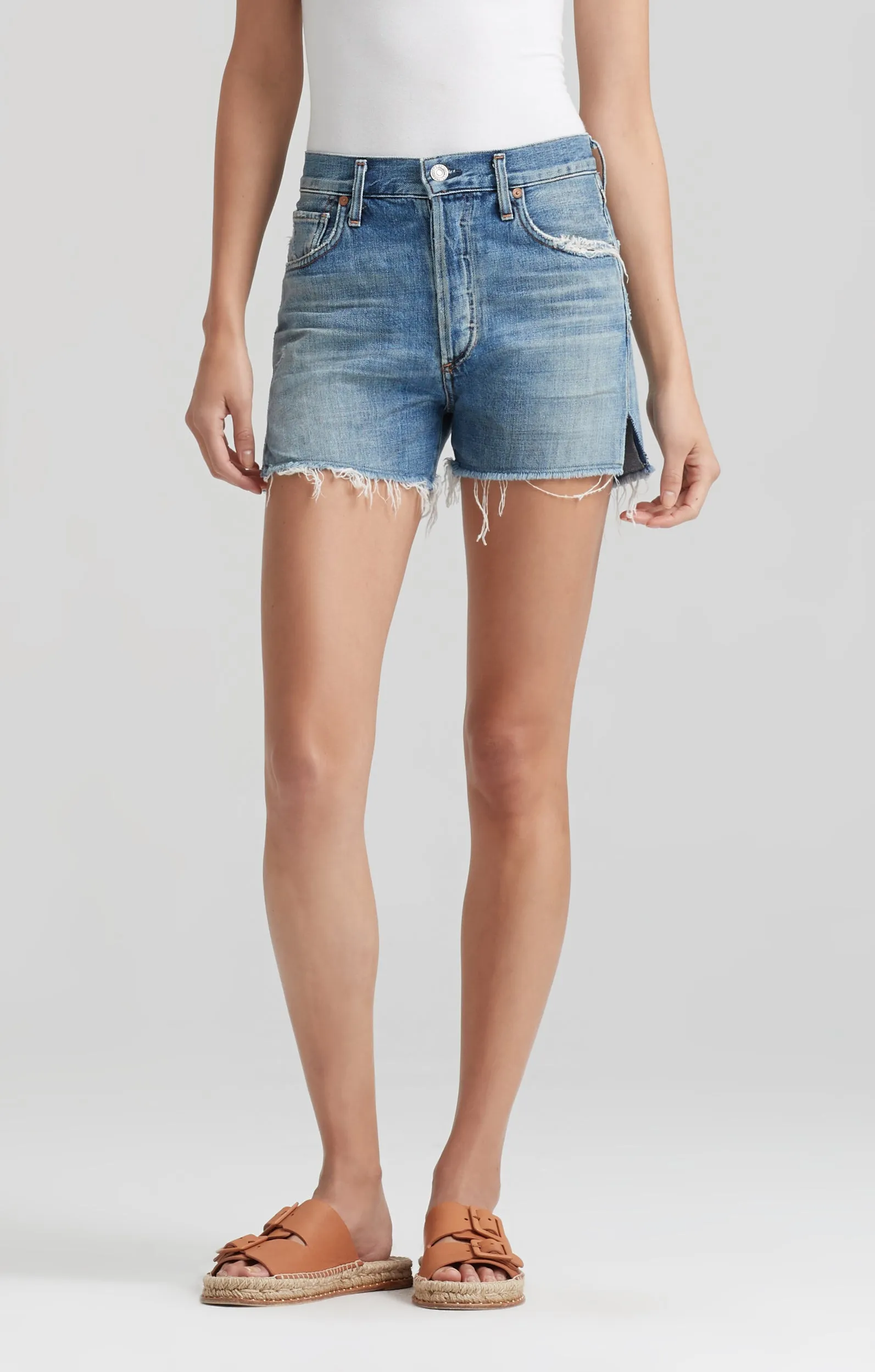 Citizens of Humanity - Nikki High Rise Short in Summertime Blues