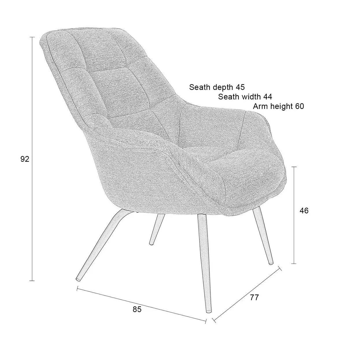 Comfortable Thomas Lounge Chair