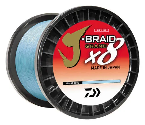 Daiwa J-Braid Grand x8 Braided Line 3,000 Yard Bulk Spools