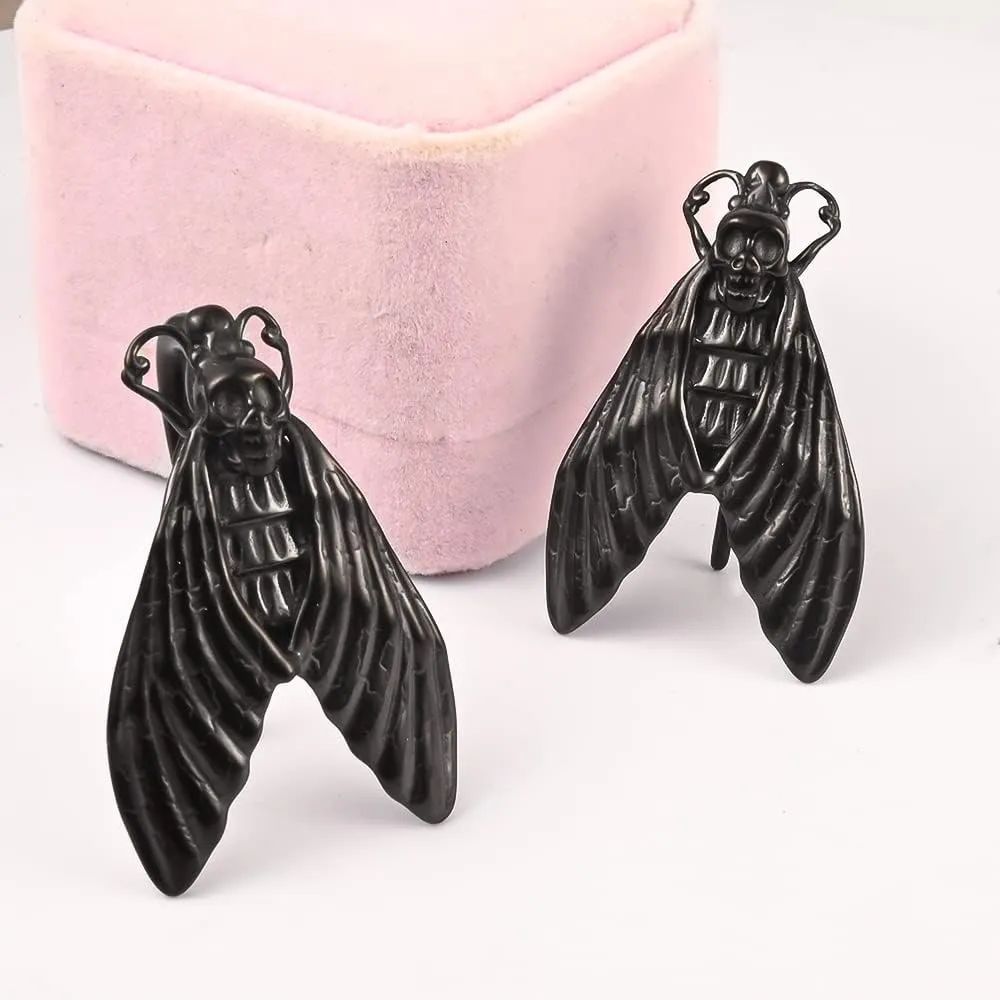DOEARKO 2PCS Ear Gauges Ear Hangers Weights for Stretched Ear Plugs Body Piercing Tunnels 316 Stainless Steel Hypoallergenic Body Jewelry