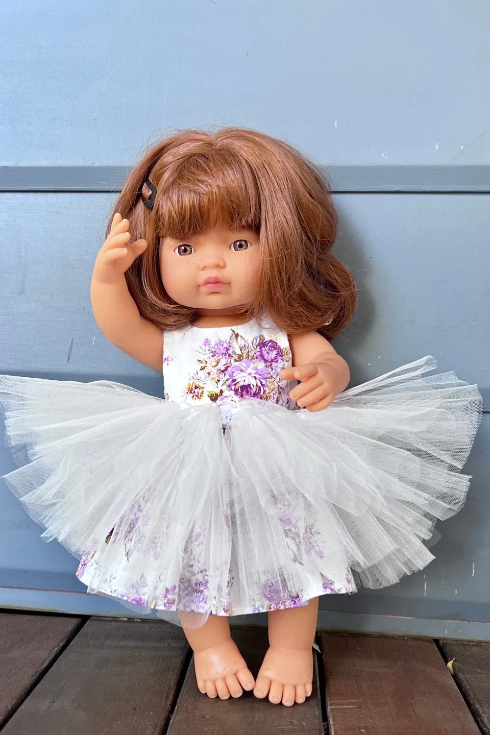 Doll Tea Party Dress - Gabriella in Lavender