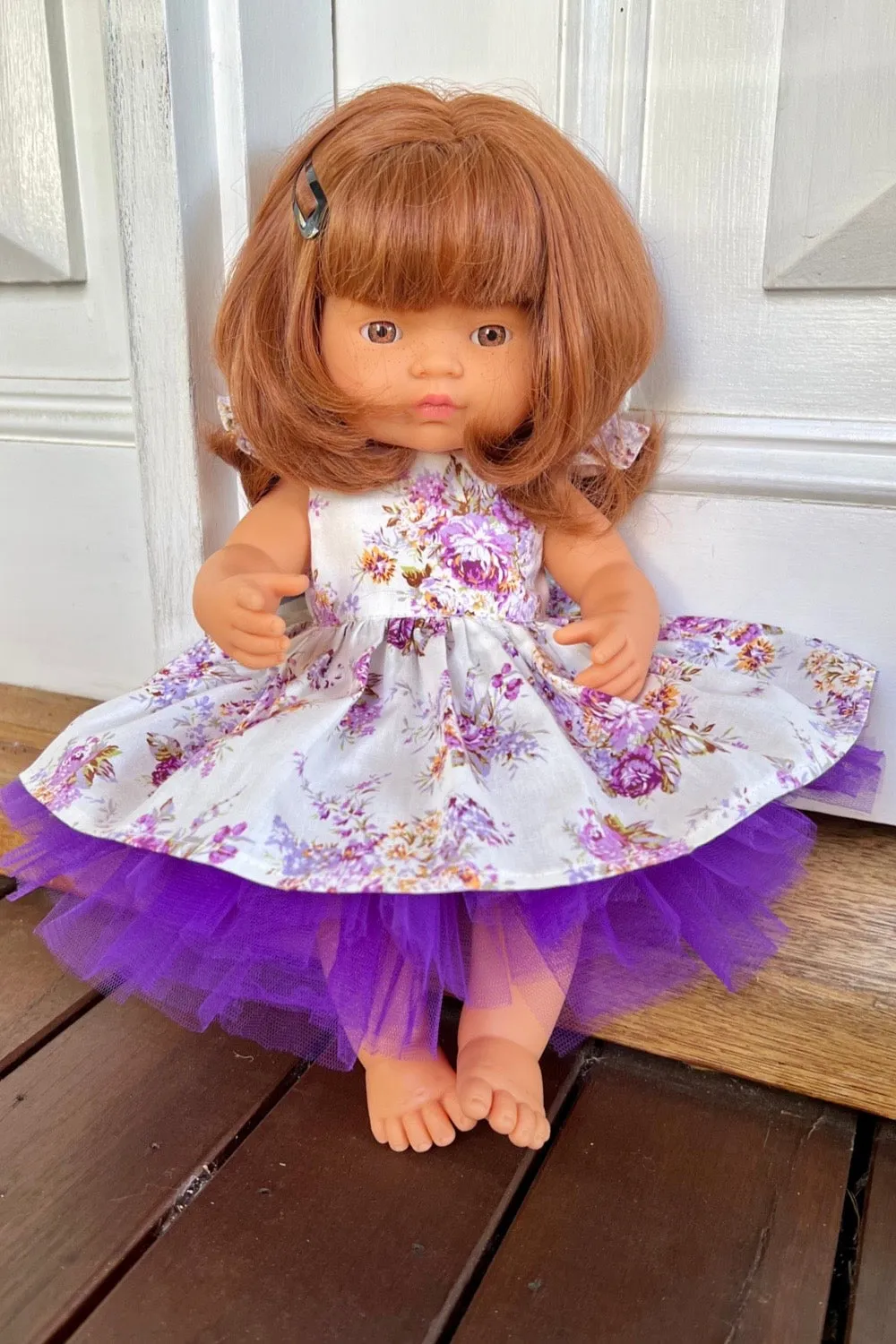 Doll Tea Party Dress - Gabriella in Lavender