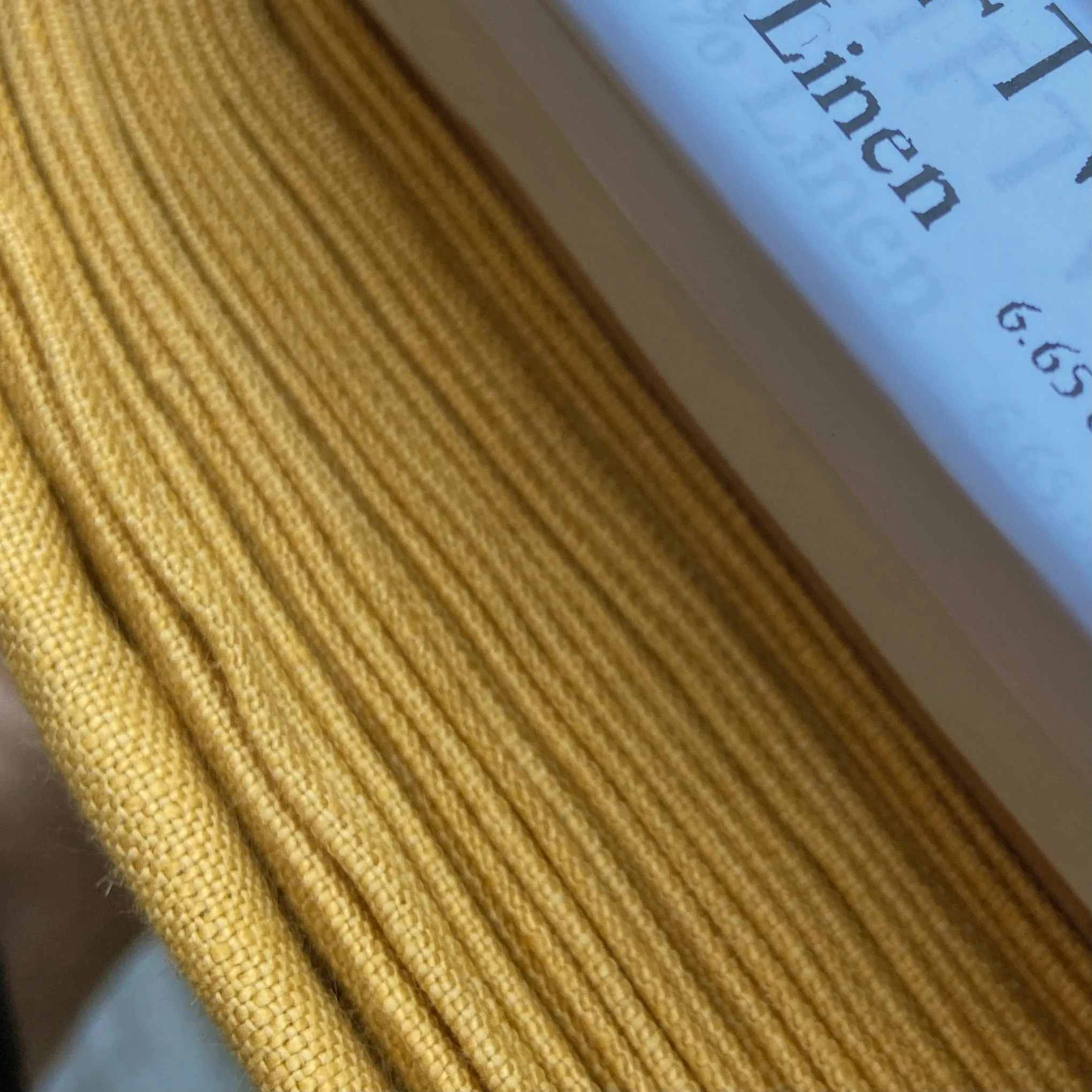 Driftwood Linen in Mustard