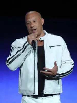 Fast X Vin Diesel CinemaCon White Jacket