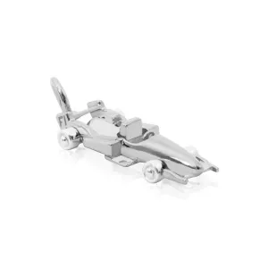 Formula 1 Race Car Charm, Silver