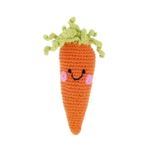 Friendly Carrot Rattle