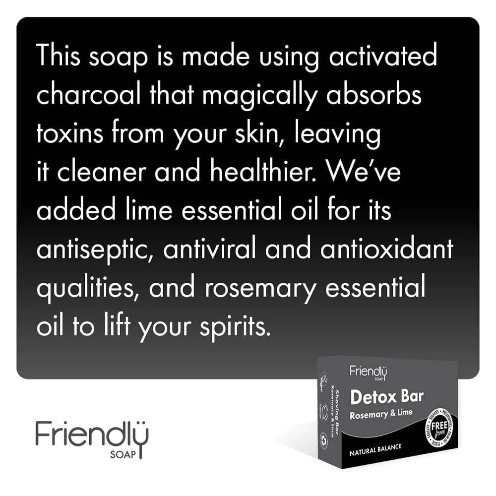 Friendly Soap - Charcoal Detox Bar