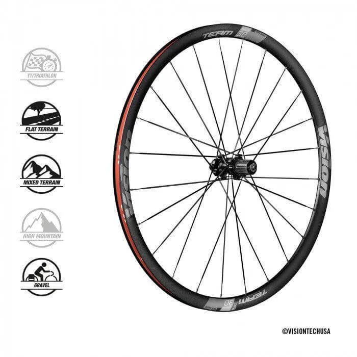 FSA Vision Team 30 Disc Wheelset