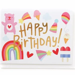 Happy Birthday- 80's Theme Card