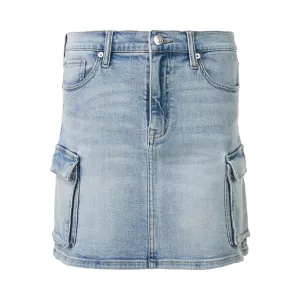 High Rise Cargo Skirt