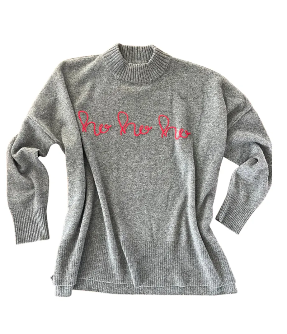 Ho Ho Ho Cashmere Christmas Sweater