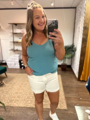 Hold You Dear White Shorts
