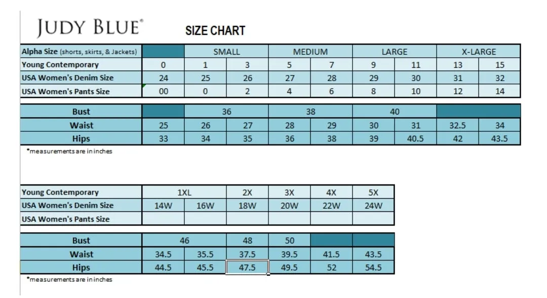 Judy Blue Hi-Rise Mid-Length Beach Days Shorts - Style 15222