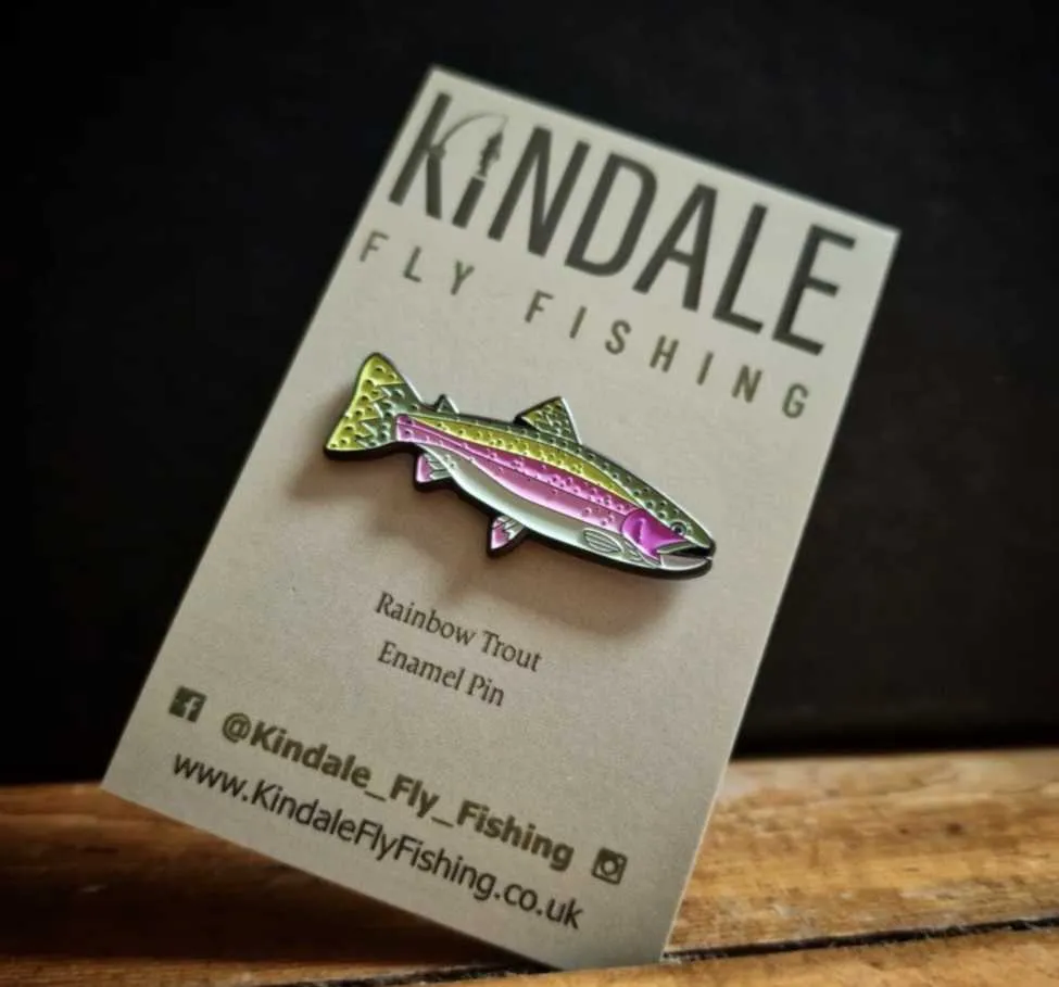 Kindale Rainbow Trout Enamel Badge