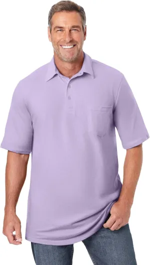 KingSize Men's Big & Tall Lightweight Jersey Polo