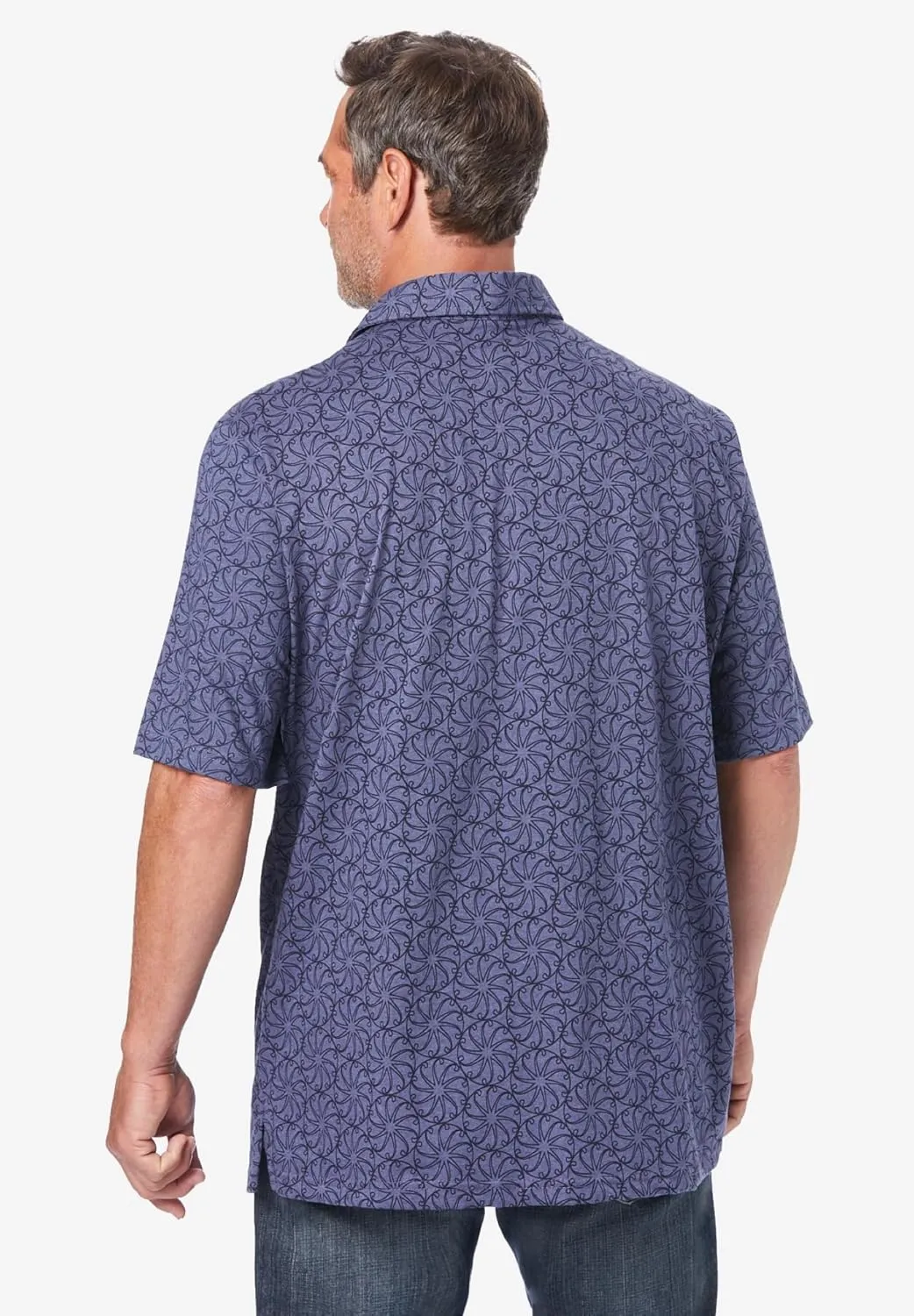KingSize Men's Big & Tall Lightweight Jersey Polo