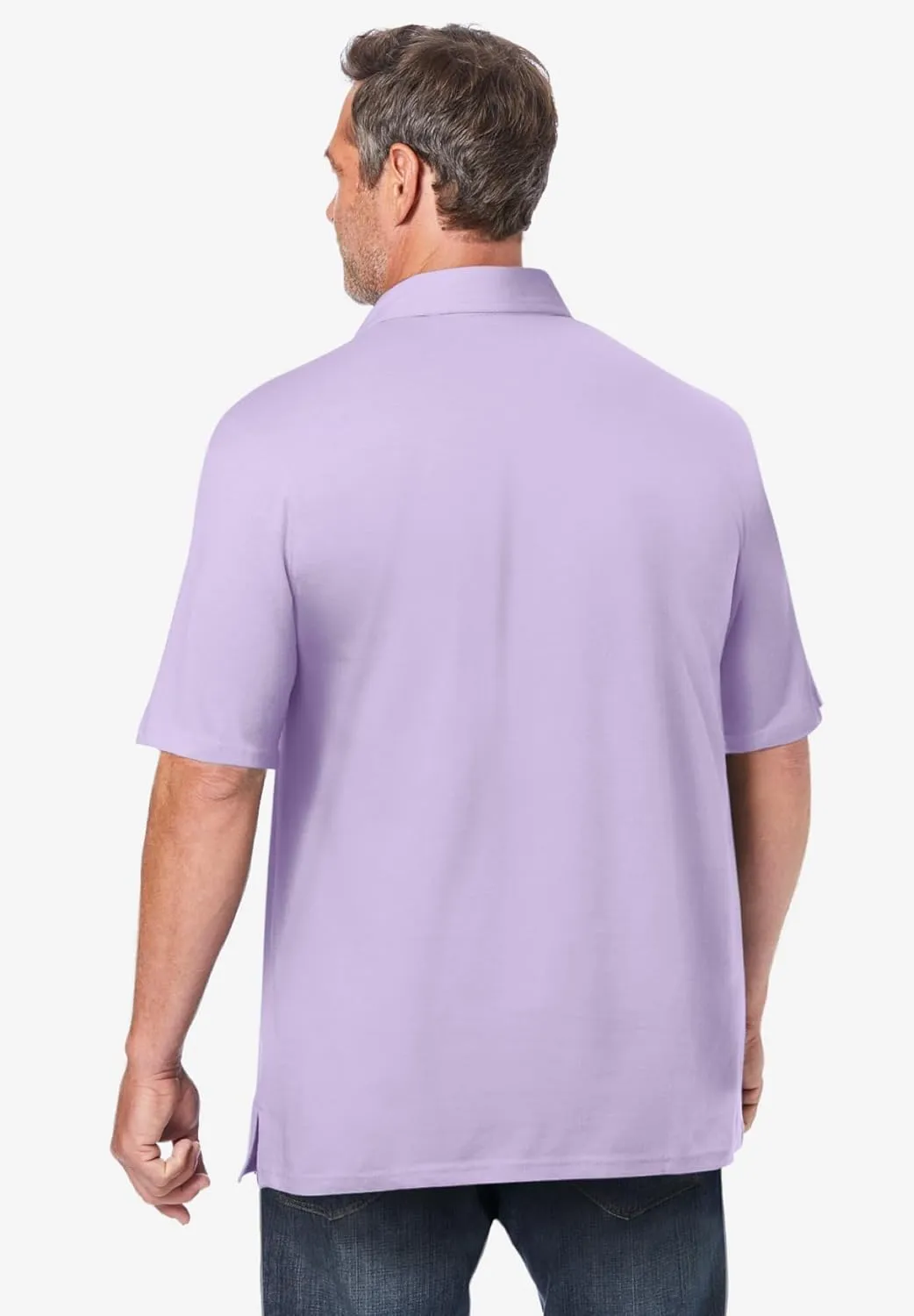 KingSize Men's Big & Tall Lightweight Jersey Polo