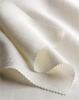 LAYLA ORGANIC ~ Natural Linen Fabric oversized