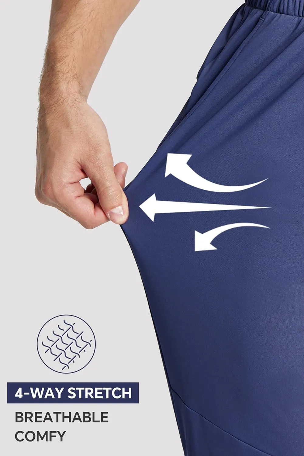 M MAROAUT Men's Joggers Stretch Sweatpants with Pockets, Tapered Athletic Pants for Gym Workout and Casual Wear