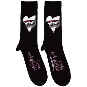 Machine Gun Kelly Unisex Ankle Socks: Heart Face