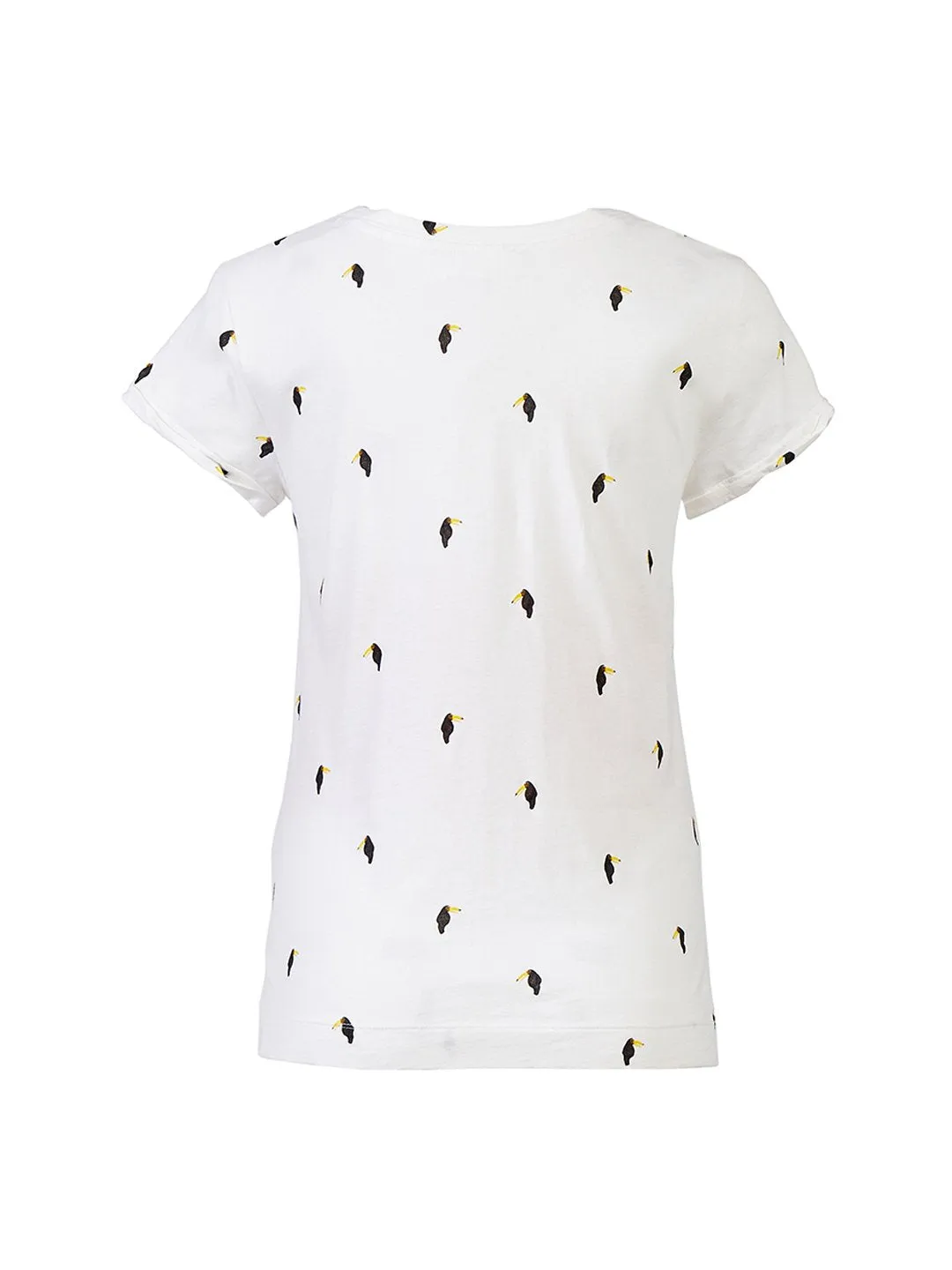 Maternity Toucan New Crew Tee in White