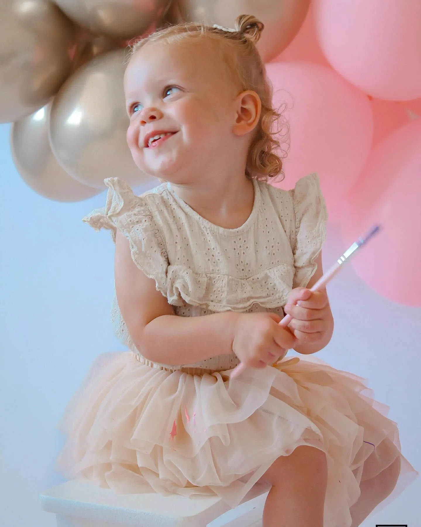 May Mays tutu rokje   bloomer broekje beige Annabel