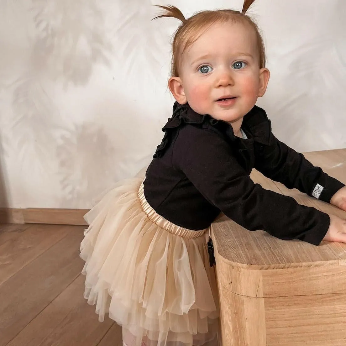 May Mays tutu rokje   bloomer broekje beige Annabel