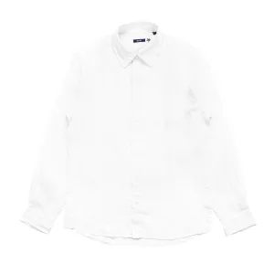 Miami White Long Sleeve Linen
