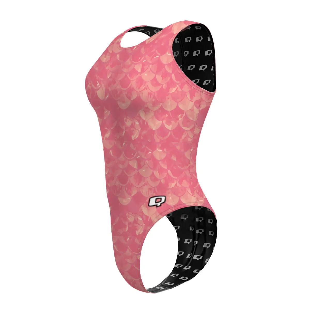 Mighty Mermaid - Women Waterpolo Swimsuit Cheeky Cut
