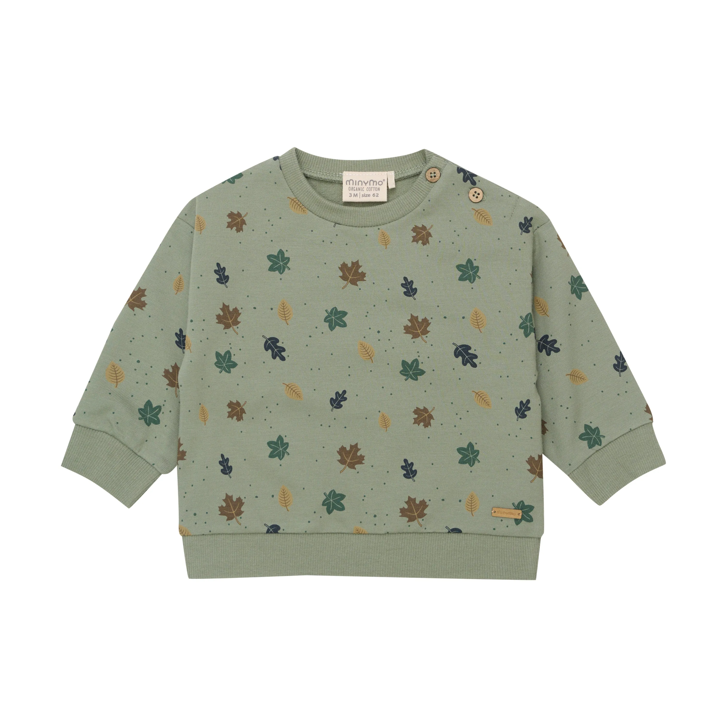 Minymo - Sweatshirt   Pant Set - Autumn Leaves