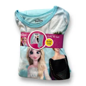 NEW! Girls Disney Frozen Size 7/8 2-Pc Fleece Pajamas