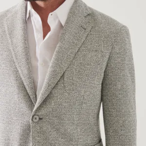 Patrick Assaraf Linen Wool Blend Textured Blazer