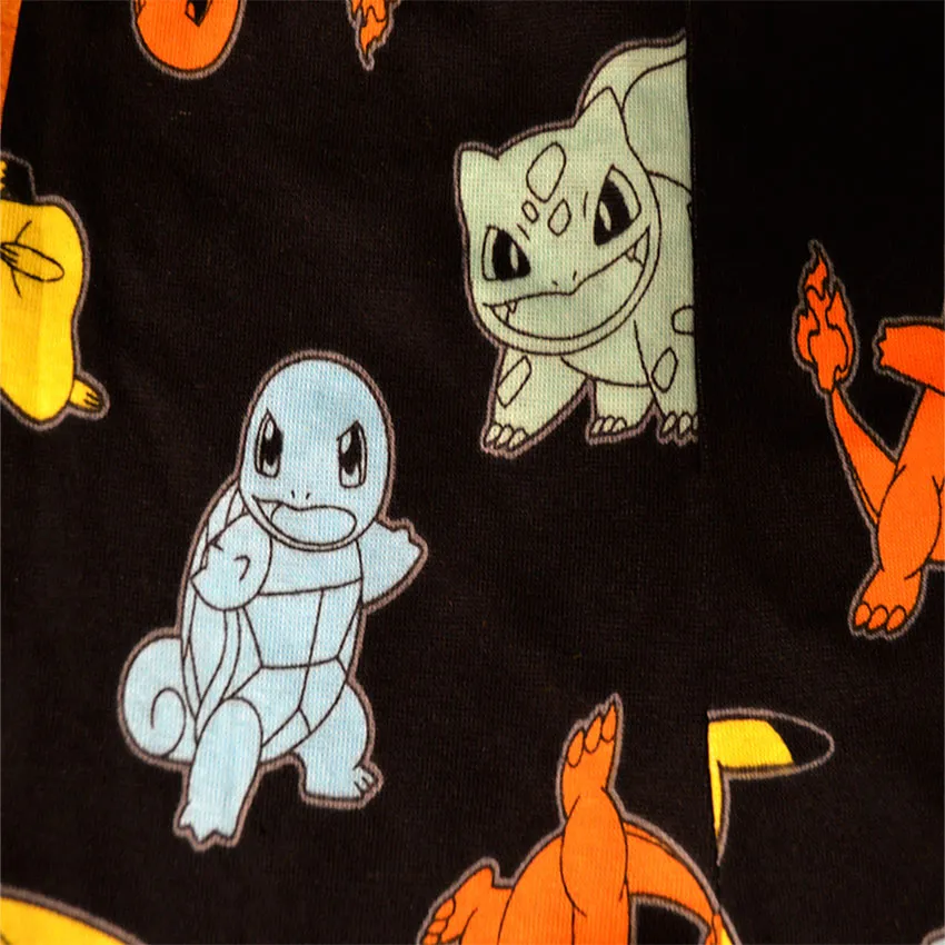 Pokemon Pikachu #025 Cotton 4 Piece Pajamas
