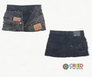 Reworked/Upcycled Women's Levis Belted Skirts NRP13 SS24