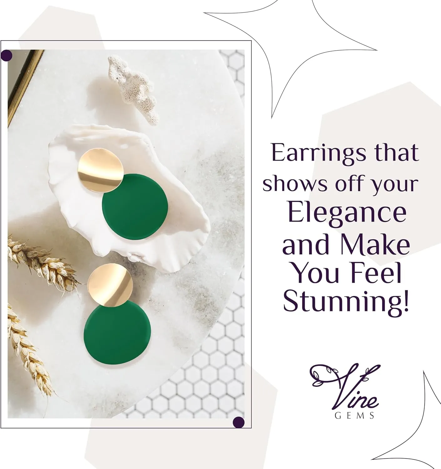 Round Dangle Earrings for Women  Ear Accessories for Party or Casual Wear  Matte Disc Circle Earrings for Women